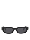 Chimi Rectangle-frame Sunglasses In Black