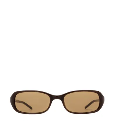 Chimi Geometric Sunglasses In Brown