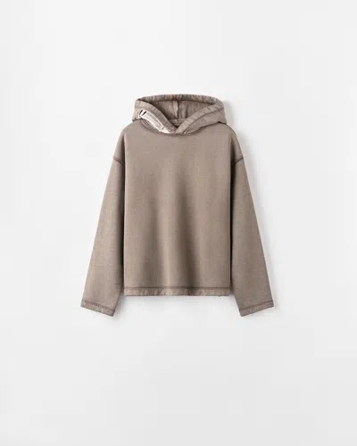 Chimi Hooded Sweatshirt In Brown