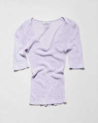 Chimi Jane Knitted Top In Purple