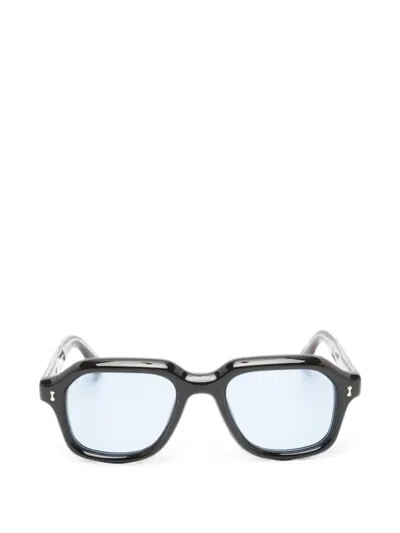 Chimi Kai Geometric-frame Sunglasses In Black