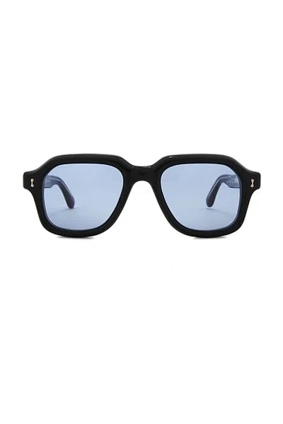 Chimi Kai Sunglasses In Soil Brown & Blue