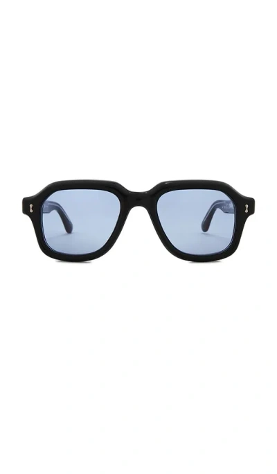 Chimi Kai Sunglasses In Soil Brown & Blue
