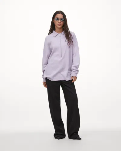 Chimi Knitted Cash Jumper In Purple
