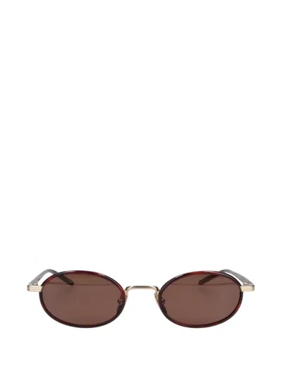 Chimi Lea Tortoiseshell-effect Sunglasses In Brown