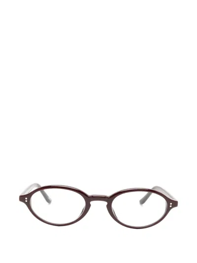 Chimi Lex Oval-frame Sunglasses In Red