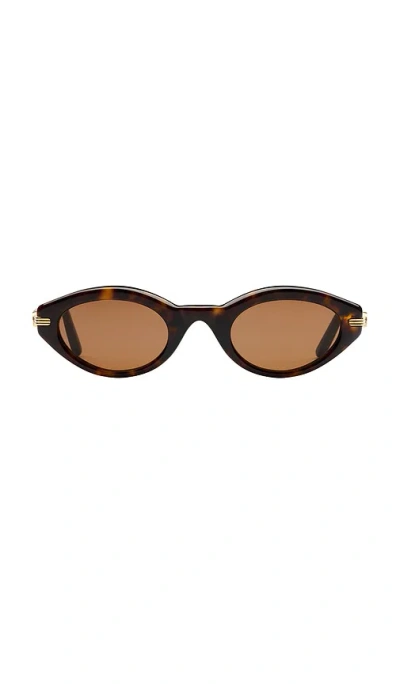 Chimi Lou Sunglasses In Terra Tortoise