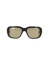 Chimi Minimalist Black Sunglasses With Dark Lenses In Black