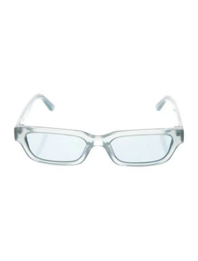 Pre-owned Chimi Narrow Tinted Sunglasses In Blue