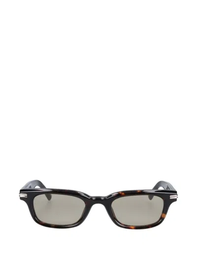 Chimi Noct Rectangle-frame Sunglasses In Brown