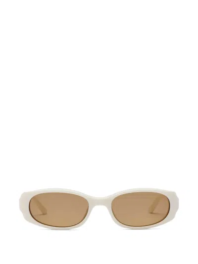 Chimi Note Oval-frame Sunglasses In Neutral