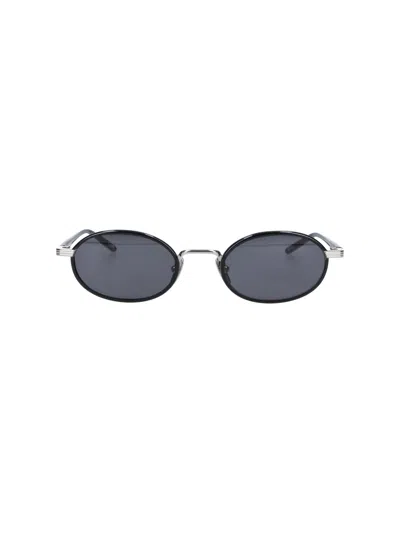 Chimi Oval Frame Sunglasses In Black