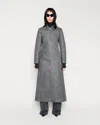 Chimi Pu Long Coat In Black