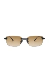 Chimi Rimless Cubic Sunglasses In Brown
