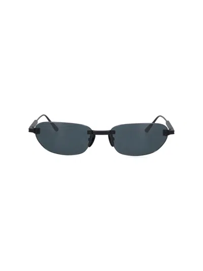 Chimi 'rimless Oval' Sunglasses In Blue