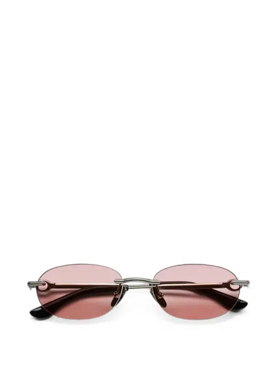 Chimi Rimless Oval-frame Sunglasses In 실버 톤