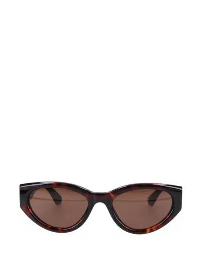 Chimi Rotate 06 Tortoiseshell-effect Cat-eye Sunglasses In Brown