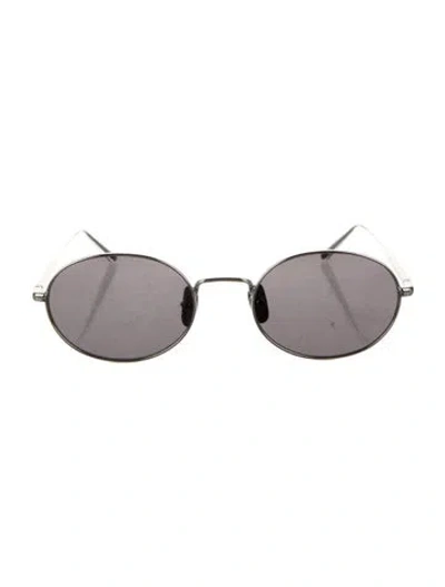 Pre-owned Chimi Round Tinted Sunglasses In Black
