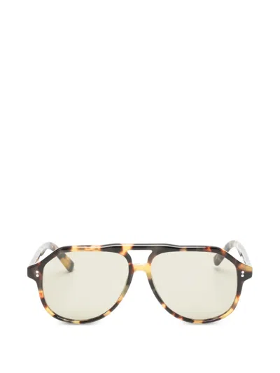 Chimi Sally Pilot-frame Sunglasses In Brown