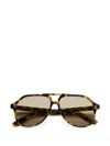 Chimi Sally Pilot-frame Sunglasses In Brown