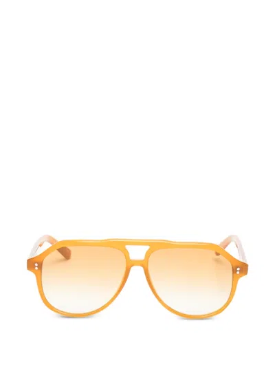 Chimi Sally Pilot-frame Sunglasses In Orange