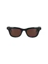 Chimi Sleek Black Frame Sunglasses With Dark-tinted Lenses In Black