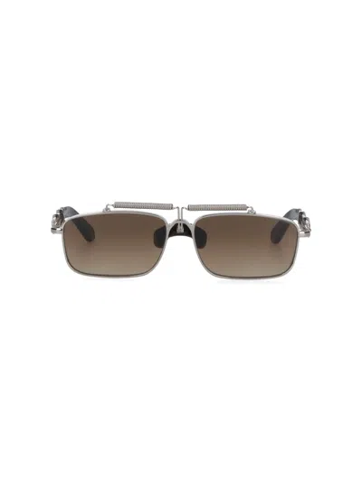 Chimi Spring Brown 55" Sunglasses In Multi