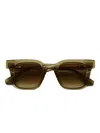 Chimi Square-frame Sunglasses In Neutral