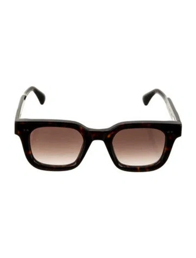 Pre-owned Chimi Square Gradient Sunglasses In Brown