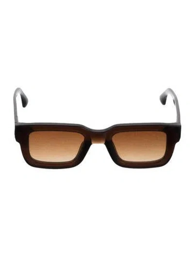 Pre-owned Chimi Square Gradient Sunglasses In Brown
