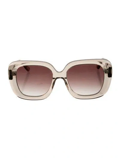 Pre-owned Chimi Square Gradient Sunglasses In Clear/neutrals