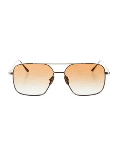 Pre-owned Chimi Square Gradient Sunglasses In Gold