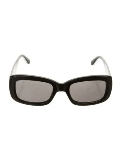 Pre-owned Chimi Square Tinted Sunglasses In Black