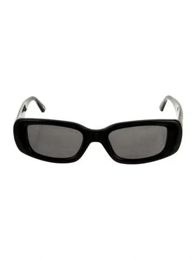 Pre-owned Chimi Square Tinted Sunglasses In Black