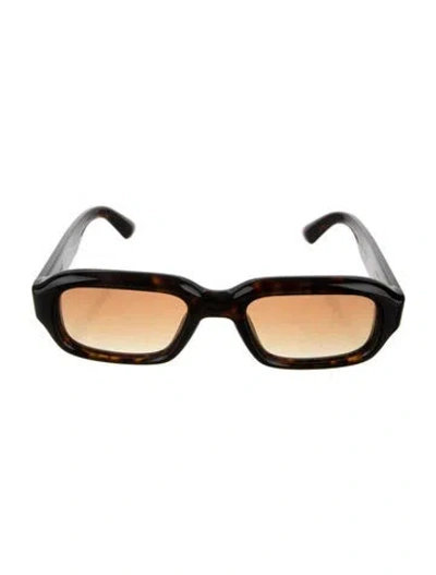Pre-owned Chimi Square Tinted Sunglasses In Black