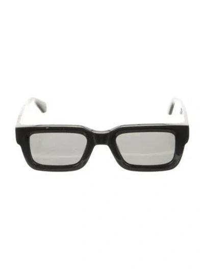 Pre-owned Chimi Square Tinted Sunglasses In Black