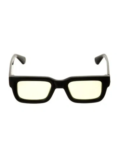 Pre-owned Chimi Square Tinted Sunglasses In Black