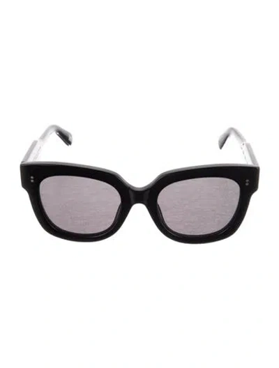 Pre-owned Chimi Square Tinted Sunglasses In Black