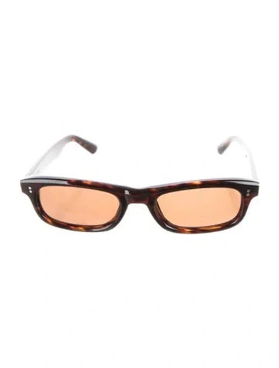 Pre-owned Chimi Square Tinted Sunglasses In Brown