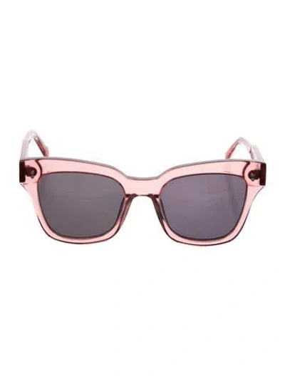 Pre-owned Chimi Square Tinted Sunglasses In Pink