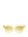 Chimi 08 Round-frame Sunglasses In Yellow