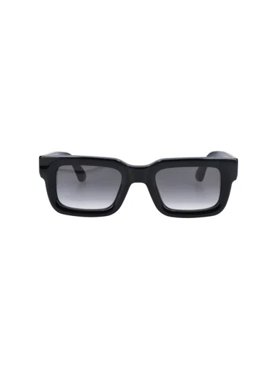 Chimi Unisex 100% Acetate Sunglasses In Black