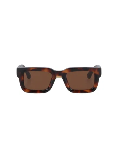 Chimi Unisex 100% Acetate Sunglasses In Brown