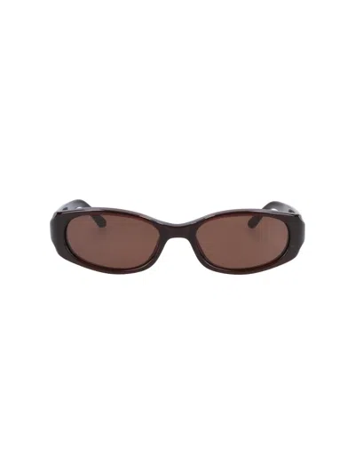 Chimi Unisex Acetate Sunglasses In Brown