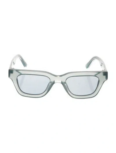 Pre-owned Chimi Wayfarer Tinted Sunglasses In Blue