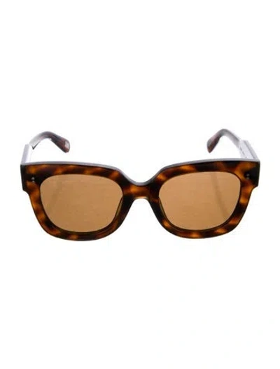 Pre-owned Chimi Wayfarer Tinted Sunglasses In Brown