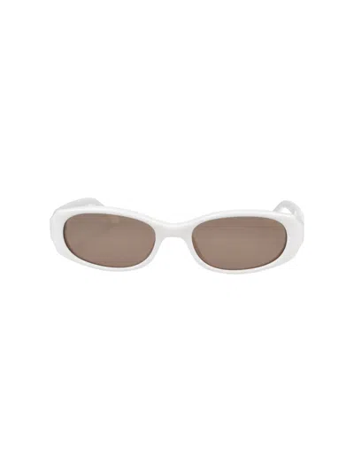 Chimi X Rotate Sunglasses "note" In White