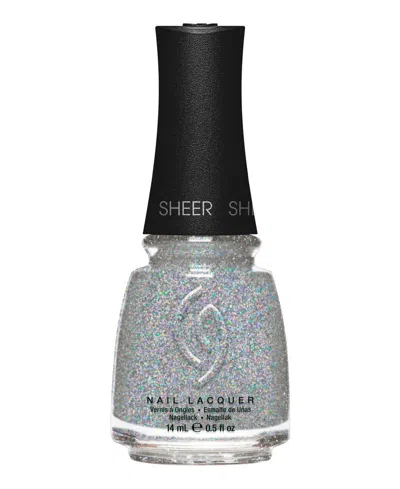 China Glaze Mega Pigment Nail Lacquer, 0.5 Fl. Oz. In Silver