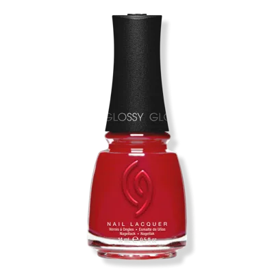 China Glaze Mega Pigment Nail Lacquer, Creme Warm Tones - Cozy Crimson