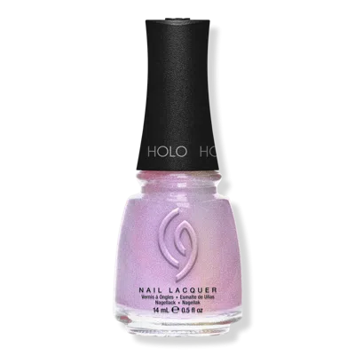China Glaze Mega Pigment Nail Lacquer, Holographics - Shimmer & Bare It